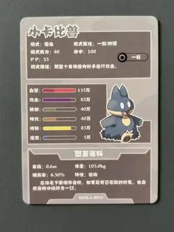 Munchlax 25th Anniversary Gameboy Edition Chinese Rare Pokemon Cracked Ice Holo - Image 3