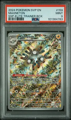 PSA 9 Magneton (#159) / 2024 Pokemon SVP EN-SV Black Star Promo - Image 1