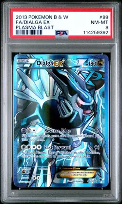 2013 POKEMON BW PLASMA BLAST DIALGA #99 ULTRA RARE PSA 8 NM #114259392 - Image 1
