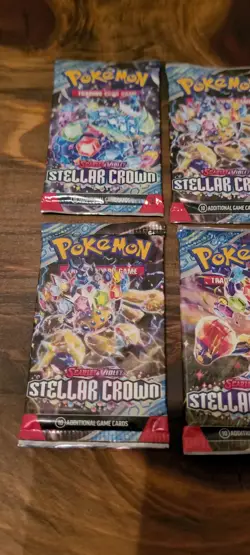 Pokemon TCG Stellar Crown Booster Packs 7 FAST SHIPPING - Image 2