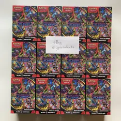 LOT OF 12 Pokemon TCG Mega Evolution PHANTASMAL FLAMES Booster Bundles - Sealed - Image 1