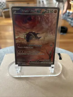 Pokemon TCG Scarlet & Violet Great Tusk EX 246/198 Special Illustration Rare - Image 1