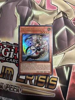 (DOOD) Yu-Gi-Oh! Dracotail Lukias Ultra Rare 1st Edition Justice JUSH-EN001 VLP - Image 1
