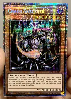 Yugioh Chaos Sorcerer MP25-EN019 Starlight Rare 1st Ed NM w/Tracking - Image 1