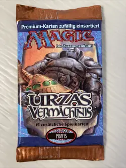 MTG Magic The Gathering GERMAN Urza’s Legacy Factory Sealed Booster Pack See Pic - Image 1