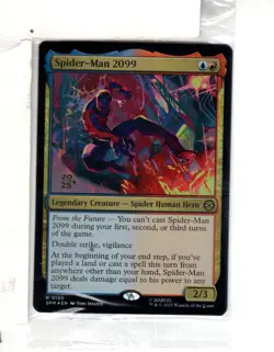 MTG SkeenAB Spider-Man 2099 PRERELEASE PROMO FOIL from SPM. NM. - Image 1