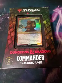 Magic the Gathering Draconic Rage Dungeons Dragons Commander Deck Sealed - Image 1