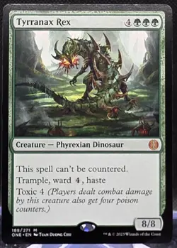 Tyrranax Rex #189 Phyrexia: All Will Be One Regular Mythic - Image 1