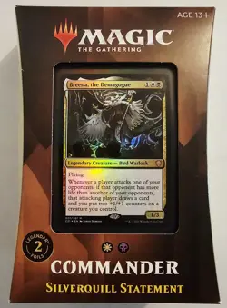 MAGIC THE GATHERING STRIXHAVEN SCHOOL OF MAGES SILVEROUILL STATEMENT COMMANDER 630509959020 - Image 1