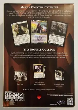 MAGIC THE GATHERING STRIXHAVEN SCHOOL OF MAGES SILVEROUILL STATEMENT COMMANDER 630509959020 - Image 3