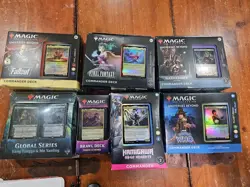 Magic the Gathering (MTG) Commander Deck Lot - Image 1