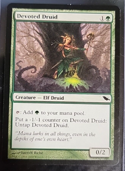 MTG Devoted Druid Shadowmoor 110/301 Regular Common - Image 1