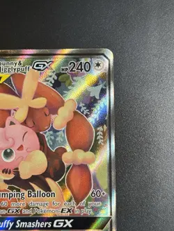 Pokemon Mega Lopunny & Jigglypuff GX 226/236 Tag Team Alt Art Cosmic Eclipse NM - Image 4