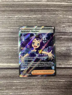 Pokemon Card Acerola's Mischief 165/132 Mega Evolution - Near Mint - Image 1
