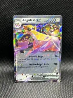 Aegislash ex 135/182 DOUBLE RARE HOLO Paradox Rift Pokemon English Foil Sv04 - Image 1
