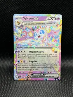 Sylveon ex 086/191 DOUBLE RARE HOLO Surging Sparks Sv08 Pokemon English Foil TCG - Image 1
