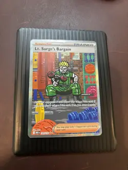 Lt. Surge’s Bargain 185/132 Pokemon TCG 2025 Mega Evolution Holofoil Near Mint - Image 2