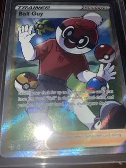 Ball Guy 065/072 Shining Fates NM Full Art Ultra Rare Pokemon Card MInT fRESh - Image 1