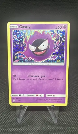 Gastly 7/12 Holo McDonald's 2019 Promo Pokemon TCG MINT CARD - Image 1