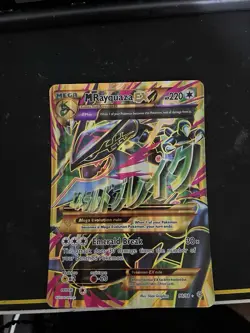 Pokemon JUMBO/Oversized Card Mega M Rayquaza EX Full Art XY 98/98 - Image 1