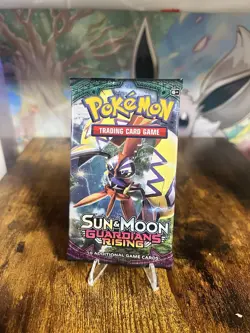 Pokemon TCG Sun & Moon Guardians Rising Sealed Booster Pack RARE - Image 1