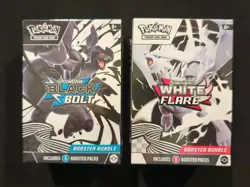 2025 Pokemon SV White Flare & Black Bolt Booster Bundle Boxes Set of 2 Sealed - Image 1