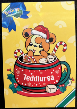 Teddiursa Ice Holo Pokemon 2024 Card Database Merry Christmas - Image 1