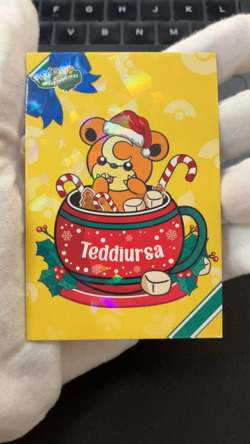 Teddiursa Ice Holo Pokemon 2024 Card Database Merry Christmas - Image 2