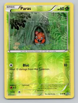 Reverse Holo Paras #6/83 Common Generations Pokemon - Image 1