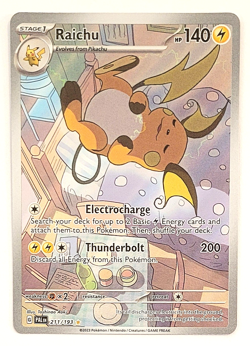 Raichu 211/193 - Paldea Evolved - Pokemon TCG Scarlet & Violet - SV02 - NM - Image 1