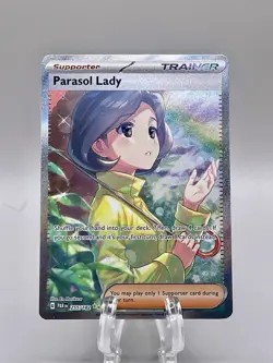 Parasol Lady Paradox Rift 255/182 Special Illustration Rare Pokemon Card NM - Image 1