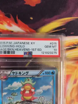 Pokemon Card Slowking XY Holo Rage Of The Broken Heaven 1. Edition Japan PSA 10 - Image 4