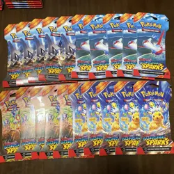 Pokemon TCG: Surging Sparkes Sleeved Blister Packs X 20 - Image 1