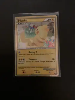 Pikachu French World Collection 2010 Promo Holo Pokemon TCG - Image 1