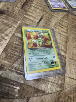 Rocket's Scyther 013/132 Gym Heroes Holo Pokemon WOTC Era! One Owner! - Image 5