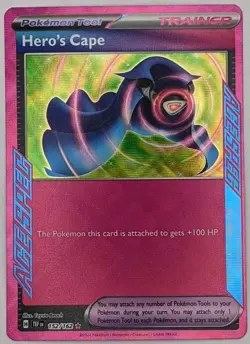 Pokemon Hero’s Cape 152/162 Spec Ace Temporal Forces NM Pack Fresh - Image 1