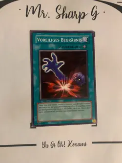 VOREILIGES BEGRABNIS - 1.AUFLAGE SDRL-DE034 DEUTSCH Yu-Gi-Oh! CARD COMMON KONAMI - Image 4