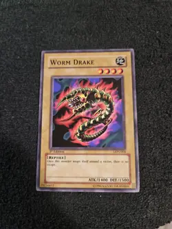 Worm Drake - LON-004 - Common - 1st Edition x1 - Lightly Played - Image 1