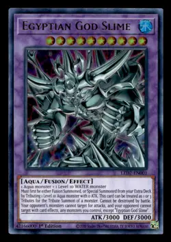 Yugioh #LED7-EN001 Egyptian God Slime Ultra Rare - Image 1