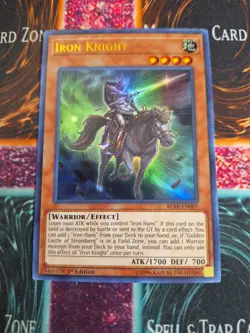 Yu-Gi-Oh! Iron Knight BLRR-EN007 Ultra Rare 1st Edition Near Mint - Image 1