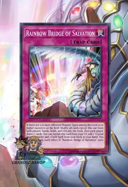 Yu-Gi-Oh! Rainbow Bridge of Salvation MP22-EN270 Prismatic Secret Rare - Image 1
