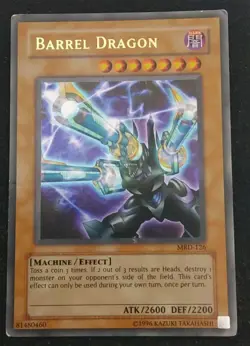 Yu-Gi-Oh Barrel Dragon Ultra Rare Metal Raiders MRD-126 - Image 1