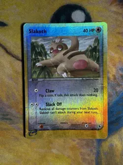 Slakoth 45/109 Reverse Holo EX Ruby & Sapphire Set Pokemon 2003 Card - Image 2