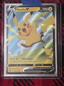 Pikachu V - SWSH143 - Ultra Rare - SWSH Black Star Promo - Pokemon Card - Image 1