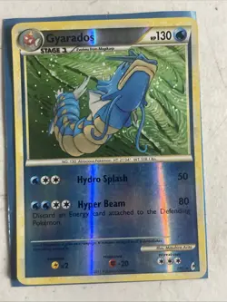 Pokemon TCG Call Of Legends Gyarados 7/95 Reverse Holo Rare Card Mp Creased - Image 1