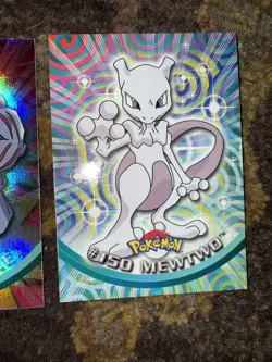 Topps TV Animation Card Lot Charizard, Blastoise, Mewtwo, Machoke - Image 5