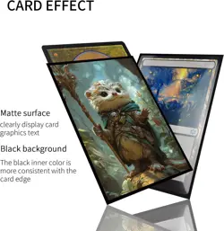 100 Card Sleeves Compatible with MTG Bloomburrow Series (Otter) - Image 4