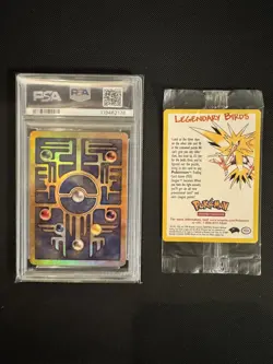 Pokemon Ancient Mew 2000 Movie Promo PSA 9 & Legendary Birds Card (Sealed) - Image 2