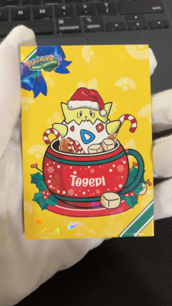 Togepi Ice Holo Pokemon 2024 Card Database Merry Christmas - Image 2