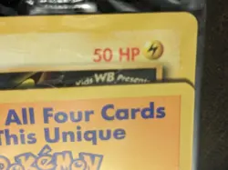 POKEMON - WIZARDS GOLD INK PROMO CARD PIKACHU IN ORGINAL FACTORY SEALED WRAP - Image 1